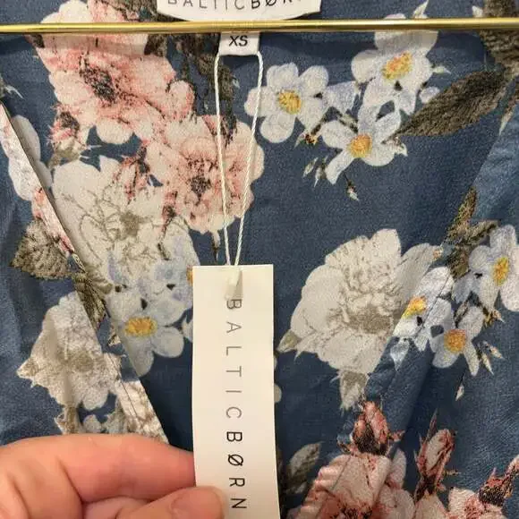 Baltic Born Birdie Blue Blush Floral Maxi Dress - Picture 6 of 9